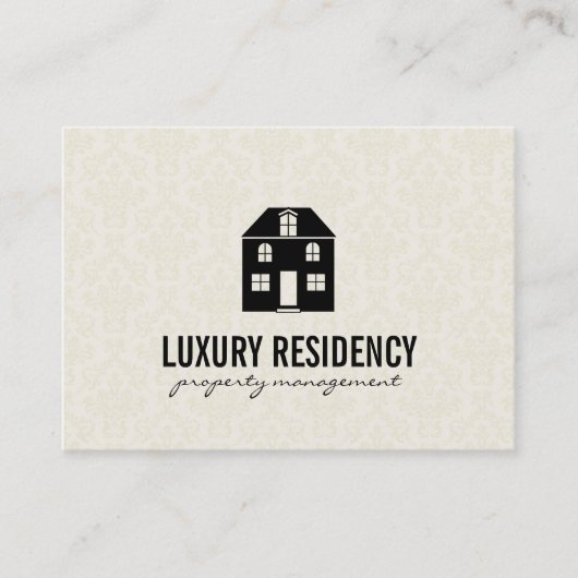 Carte De Visite Maison | Damas (Devant)
