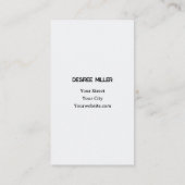 Carte De Visite Maison de campagne de poulet Hen (Dos)