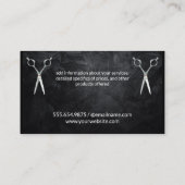 Carte De Visite Maison de chien et ciseaux | Enseignant (Dos)