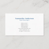 Carte De Visite Maison de dessin - Agent immobilier (Dos)