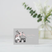 Carte De Visite Maison de Fairy et Fairy (Debout devant)