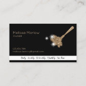 Carte De Visite Maison de nettoyage domestique Duster de plumes ét (Dos)