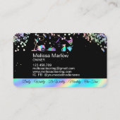 Carte De Visite Maison de nettoyage domestique Holographique Spark (Dos)