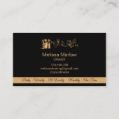 Carte De Visite Maison de nettoyage professionnel Résidentiel Comm (Dos)