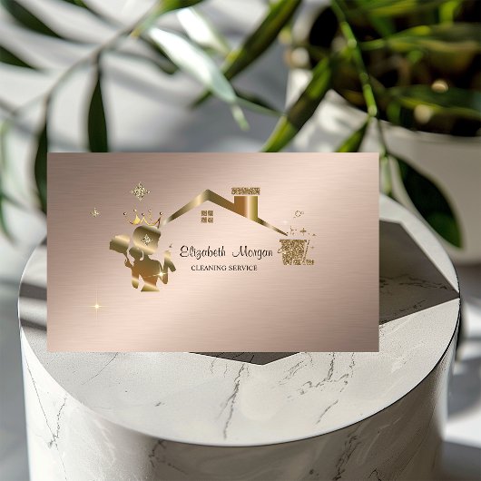 Carte De Visite Maison de nettoyage professionnelle