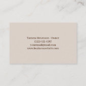 Carte De Visite Maison de nettoyage Service propre Moderne (Dos)