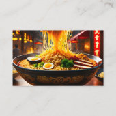 Carte De Visite Maison de nouilles de restaurant (Dos)