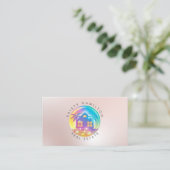 Carte De Visite maison de plage B'N'B immobilier (Debout devant)