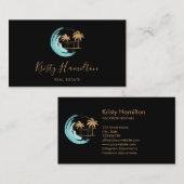 Carte De Visite maison de plage B'N'B immobilier (Devant / Derrière)