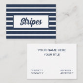 Carte De Visite Maison de plage de la Marine Bleue (Devant / Derrière)