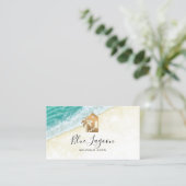 Carte De Visite maison de plage location vacances bed and breakfas (Debout devant)