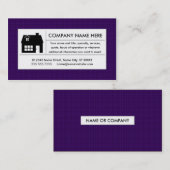 Carte De Visite maison de plaid (Devant / Derrière)