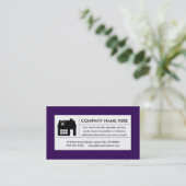 Carte De Visite maison de plaid (Debout devant)