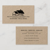 Carte De Visite Maison de services (Devant / Derrière)