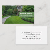 Carte De Visite Maison de triage avant | Herbes et broussailles aj (Devant / Derrière)