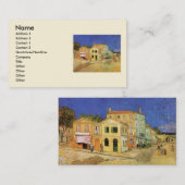 Carte De Visite Maison de Vincent à Arles par Vincent van Gogh (Devant / Derrière)