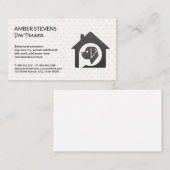 Carte De Visite Maison des chiens et des chiens (Devant / Derrière)