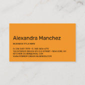 Carte De Visite Maison Design d'intérieur Architect Mobilier (Dos)