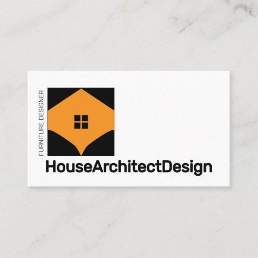 Carte De Visite Maison Design d'intérieur Architect Mobilier (Devant)