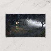 Carte De Visite Maison d'horreur d'Halloween (Dos)