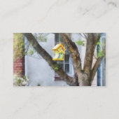 Carte De Visite Maison d'oiseaux tordue (Dos)