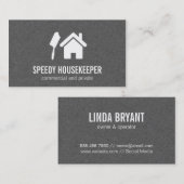 Carte De Visite Maison | Duster (texture) (Devant / Derrière)