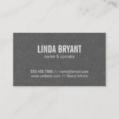 Carte De Visite Maison | Duster (texture) (Dos)