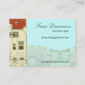 Carte De Visite Maison élégante de période (Dos)