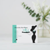 Carte De Visite Maison et clé (Debout devant)