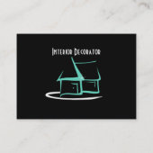 Carte De Visite Maison et clé (Dos)