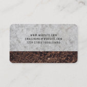 Carte De Visite Maison et marteau Logo | Constructeur de site (Dos)