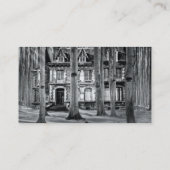 Carte De Visite Maison hantée couverte de neige (Dos)