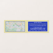 Carte De Visite Maison Jaune De Van Gogh, Professeur D'Art (Intérieur déplié)