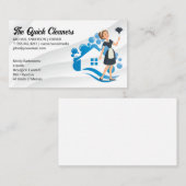 Carte De Visite Maison Maid | Nettoyage à domicile (Devant / Derrière)