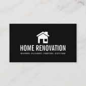 Carte De Visite Maison Maison Retrait Rénovation Construction (Devant)