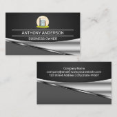 Carte De Visite Maison moderne (Devant / Derrière)