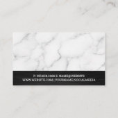 Carte De Visite Maison moderne | Immobilier (Dos)