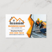 Carte De Visite Maison Orange Professional Roofing (Devant)