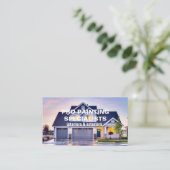 Carte De Visite Maison Peinte Beau Peintre (Debout devant)