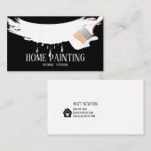 Carte De Visite Maison Peinture Construction (Devant / Derrière)