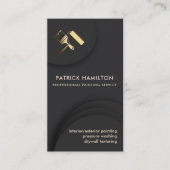 Carte De Visite Maison peinture professionnel élégant moderne code (Devant)