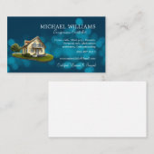 Carte De Visite Maison professionnelle branchée Services d'aidants (Devant / Derrière)