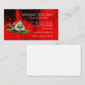 Carte De Visite Maison professionnelle branchée Services d'aidants (Devant / Derrière)