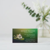 Carte De Visite Maison professionnelle branchée Services d'aidants (Debout devant)