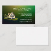 Carte De Visite Maison professionnelle branchée Services d'aidants (Devant / Derrière)