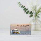 Carte De Visite Maison professionnelle branchée Services d'aidants (Debout devant)