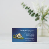 Carte De Visite Maison professionnelle branchée Services d'aidants (Debout devant)
