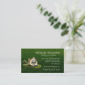 Carte De Visite Maison professionnelle branchée Services d'aidants (Debout devant)