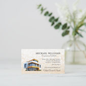 Carte De Visite Maison professionnelle branchée Services d'aidants (Debout devant)