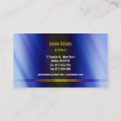 Carte De Visite Maison professionnelle moderne de l'architecte | (Dos)